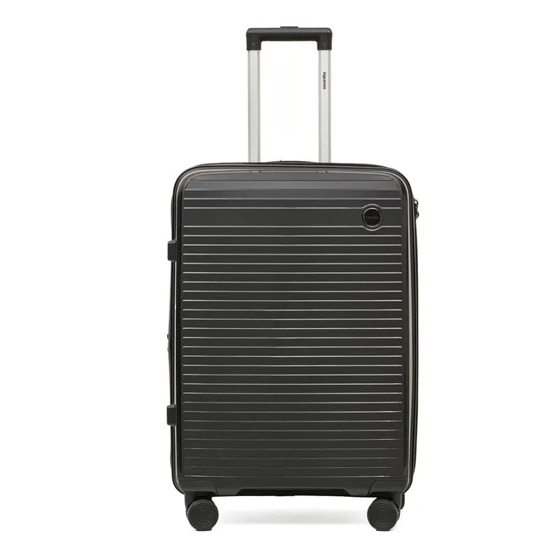 Mala de Viagem Sidney Média Expansível Polipropileno Preto