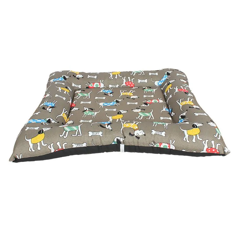 Almofada p/ cachorro P 45x35 Marrom enchimento removível c1