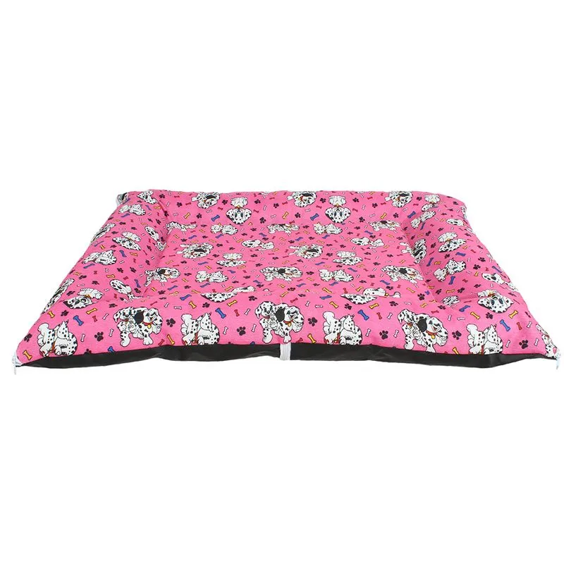 Almofada para Pet M 65x50 Rosa enchimento removível c1