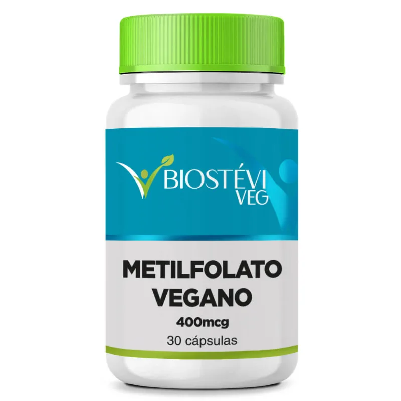 Metilfolato Vegano 400mcg 30 Cápsulas