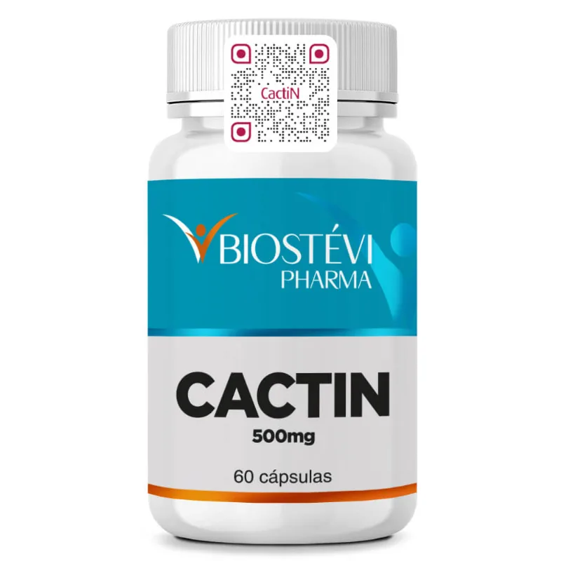 Cactin (Diurético) 500mg 60 cápsulas com selo de autenticidade Cactin (Diurético) 500mg 60 Cápsulas - Com Selo de Autenticidade