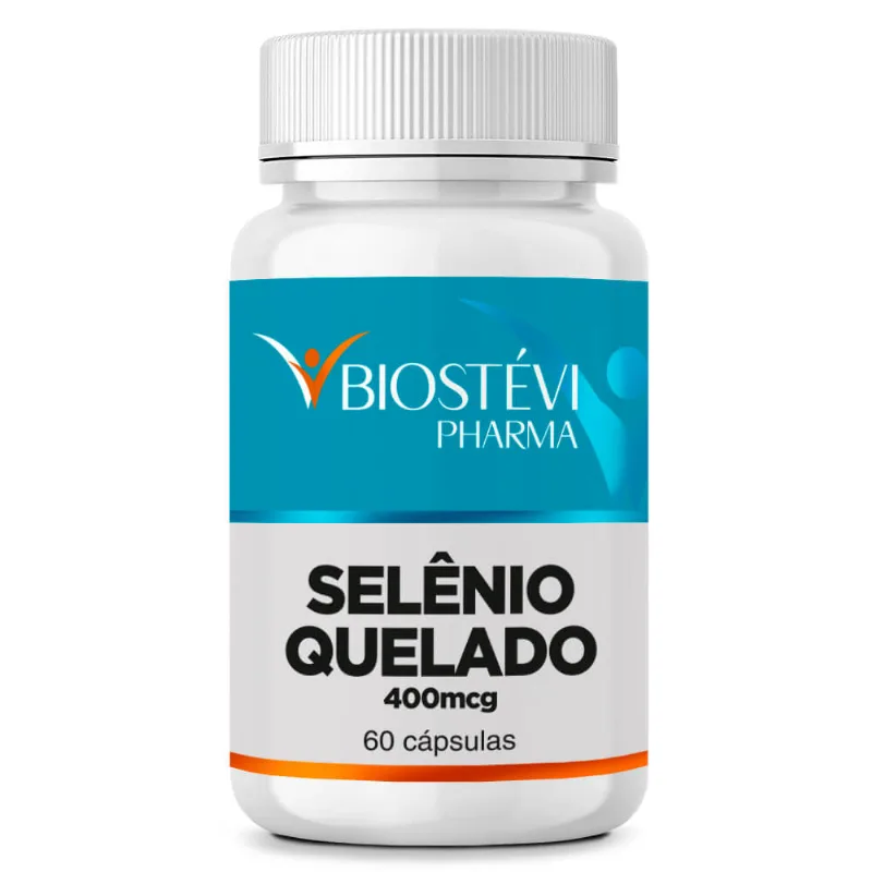 Selênio Quelado 400mcg 60 Cápsulas