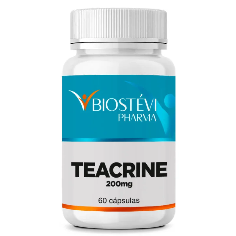 Teacrine 200mg 60 cápsulas
