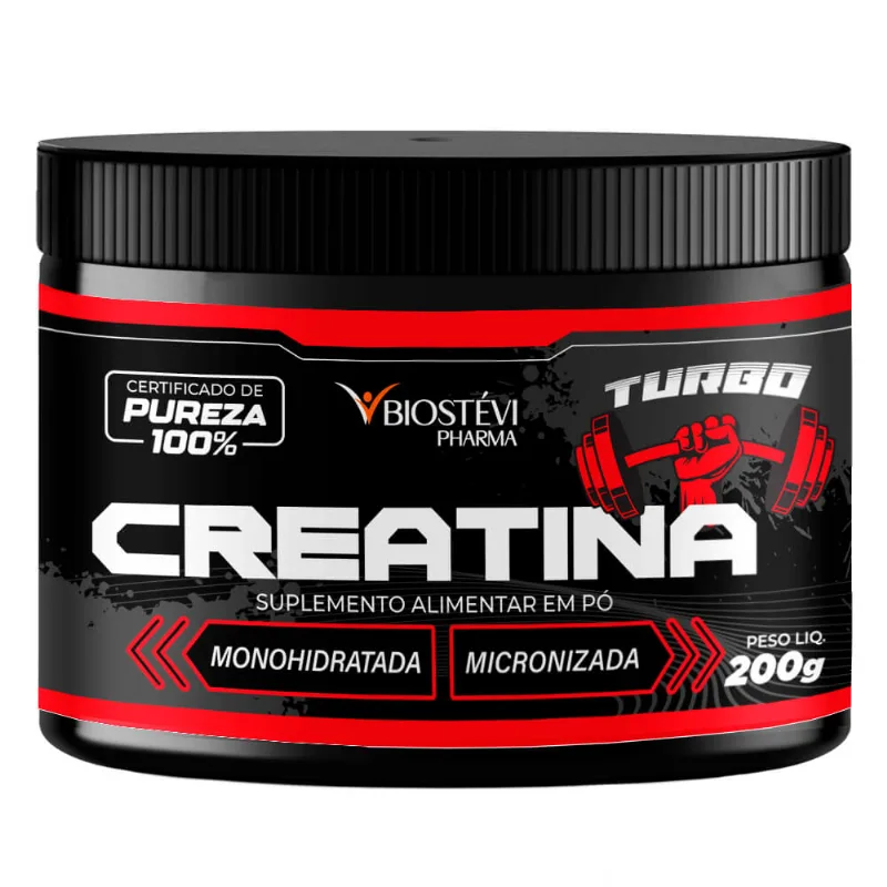 Creatina 200g 100% pura suplemento para aumento da massa magra