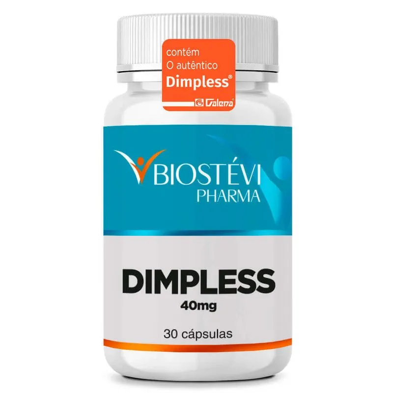 Dimpless 40mg 30 cápsulas com selo de autenticidade