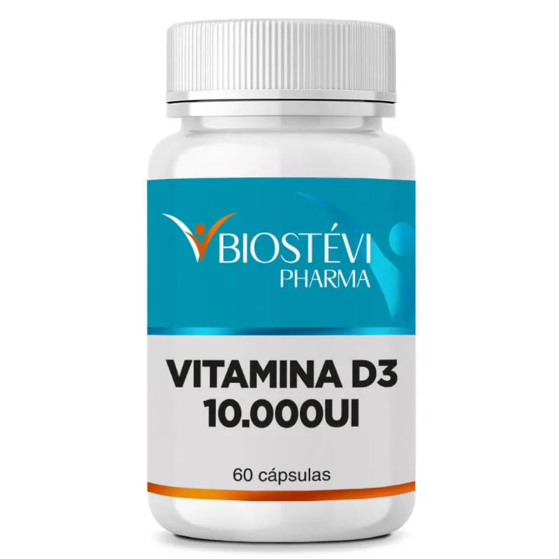 Vitamina d3 10.000ui 60 cápsulas