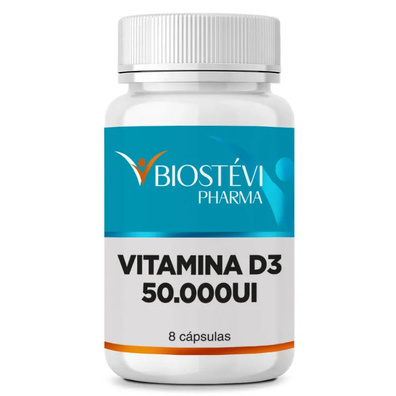 Vitamina D3 50.000UI 8 Cápsulas
