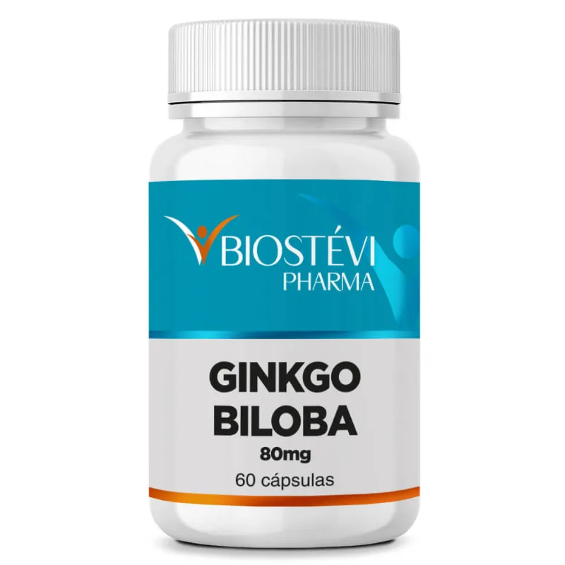 Ginkgo Biloba 80mg 60 Cápsulas