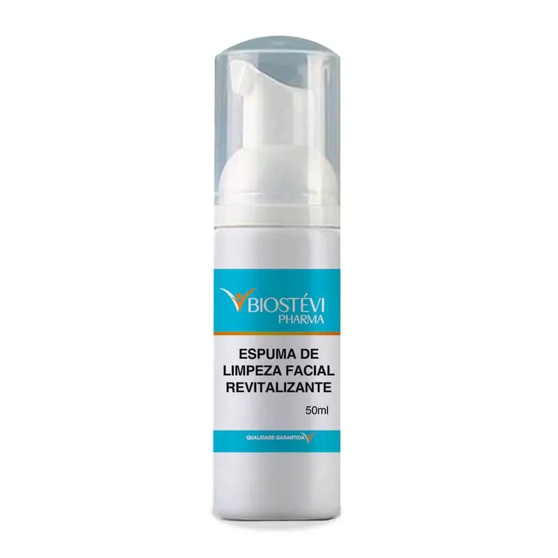 Espuma de limpeza facial revitalizante premium 50 ml