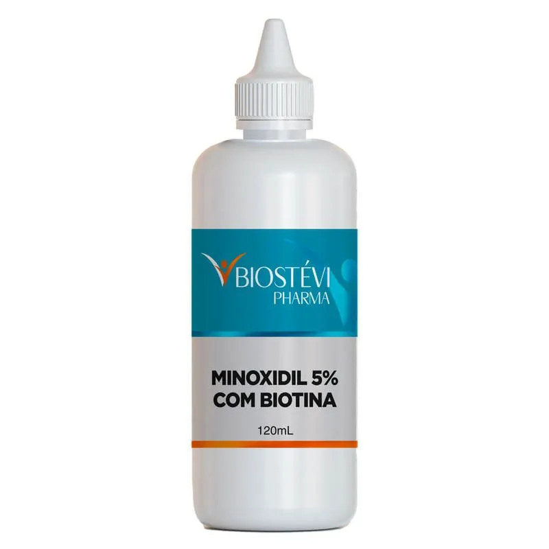 Minoxidil 5% com biotina loção 120ml