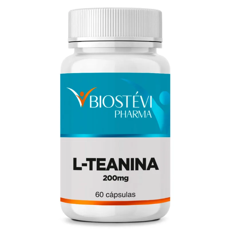 L Teanina 200mg 60 Cápsulas