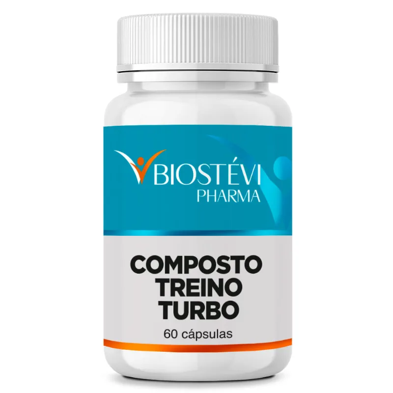 Composto Treino Turbo Força e Energia 60 Cápsulas