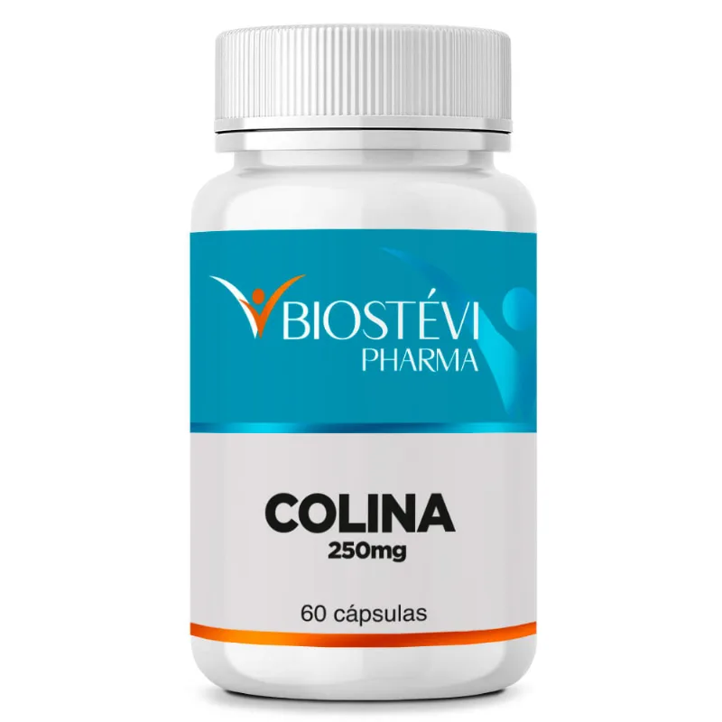 Colina 250mg 60 Cápsulas