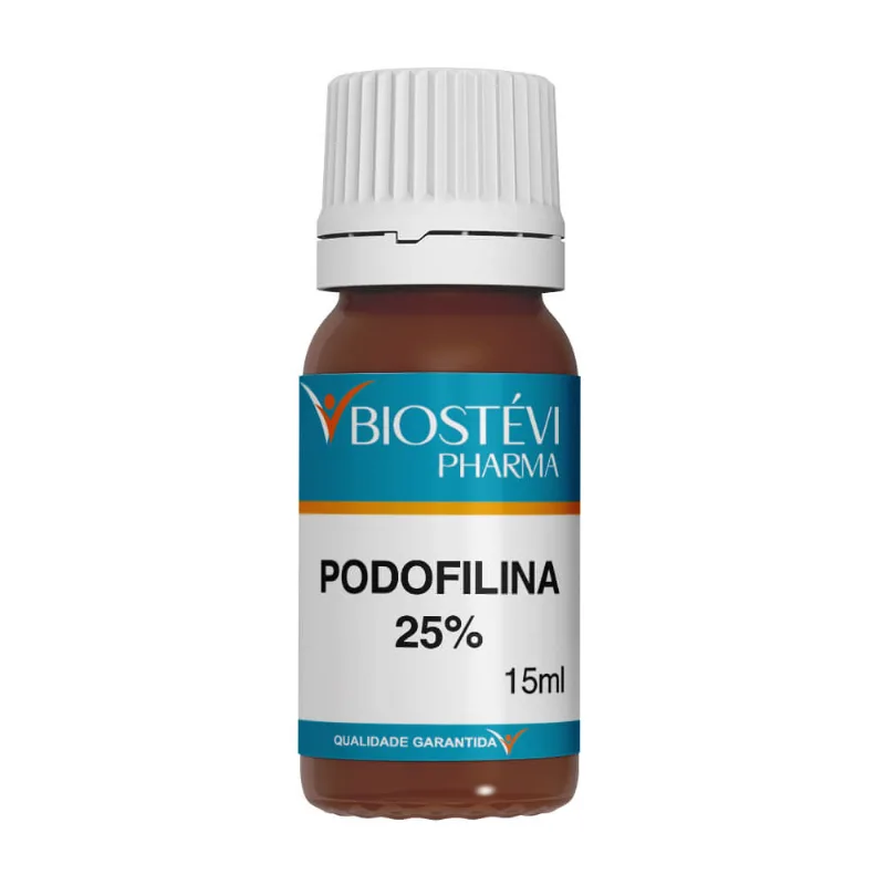 Podofilina 25% 15ml: Tratamento de verrugas Podofilina 25% 15ml