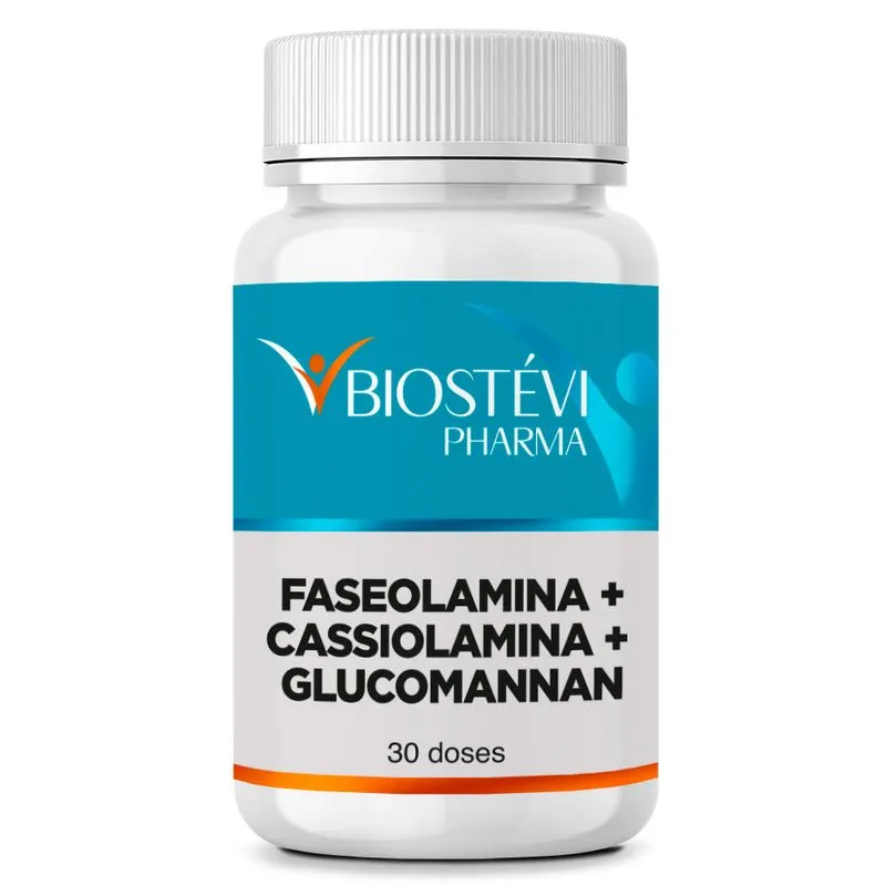 Faseolamina + cassiolamina + glucomannan - bioblock 30 doses
