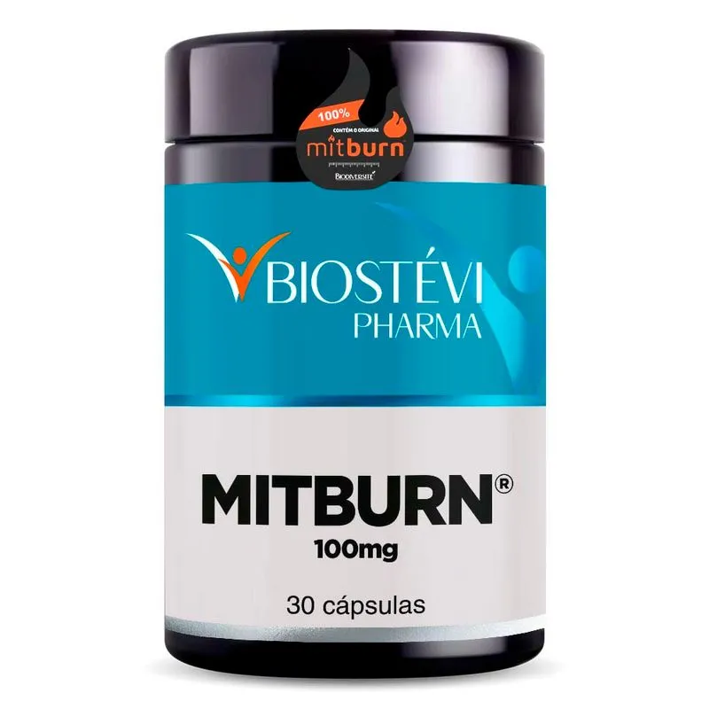 Mitburn 100mg 30 cápsulas com selo de autenticidade