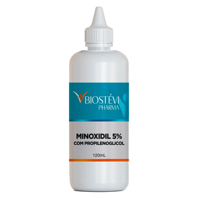Minoxidil 5% com Propilenoglicol Loção 120ml