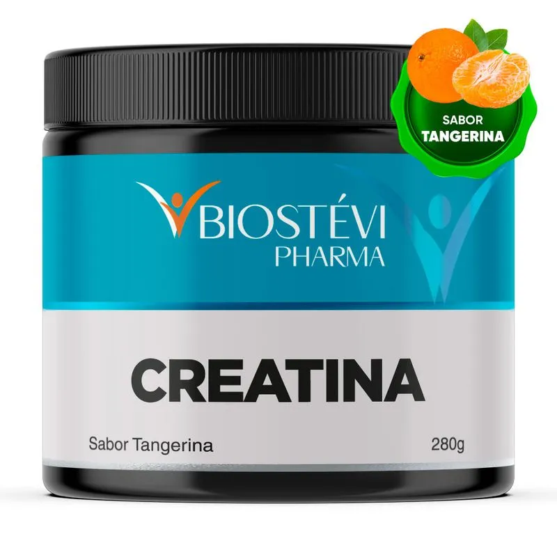 Creatina sabor tangerina 280g 100% pura