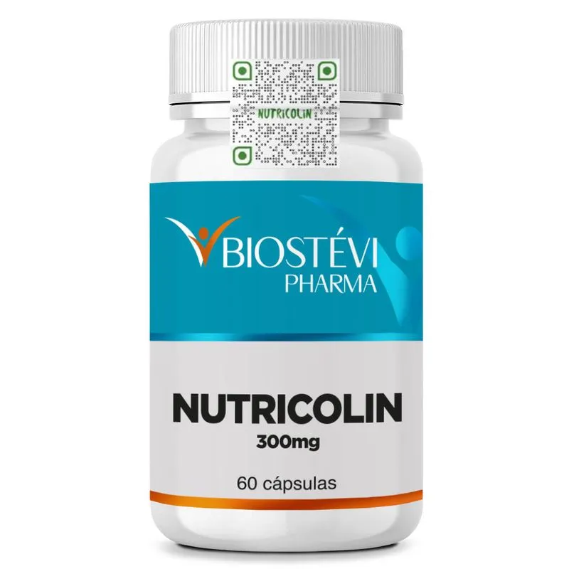 Nutricolin 300mg 60 Cápsulas - Pele, cabelo e unha