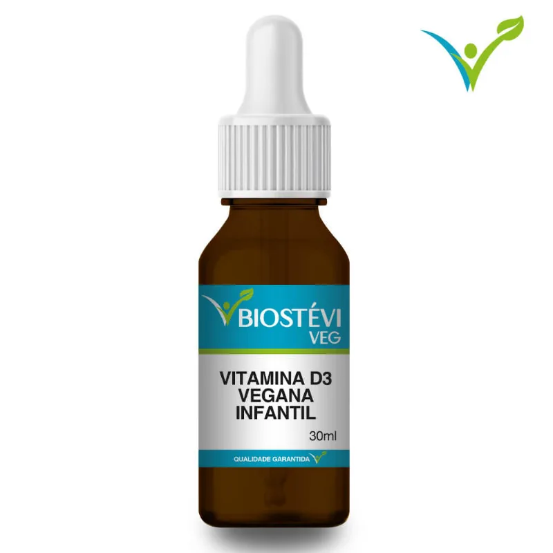 Vitamina D Vegana 200 UI 30ml - Infantil