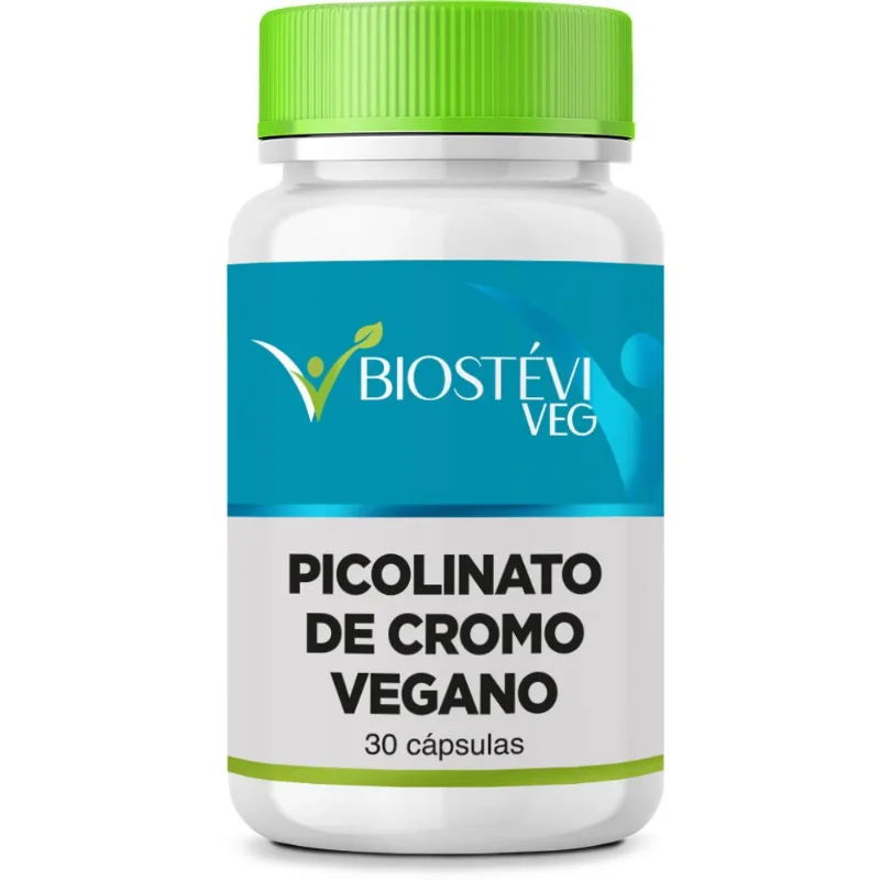 Picolinato de Cromo Vegano 30 Cápsulas