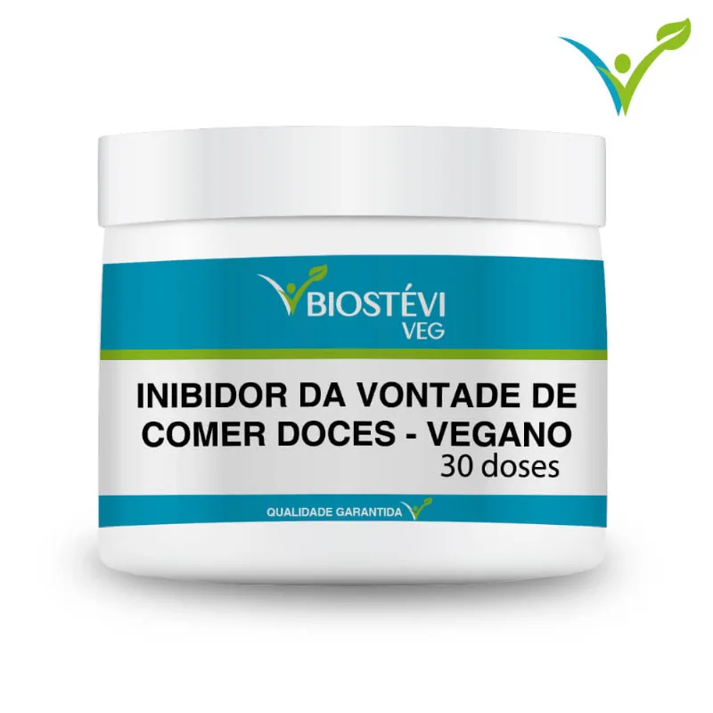 Inibidor da Vontade de Comer Doces Vegano 30 Doses