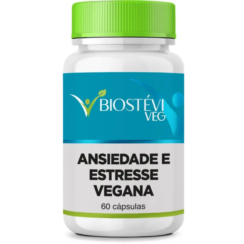 Fórmula Vegana para Ansiedade e Estresse 60 Cápsulas
