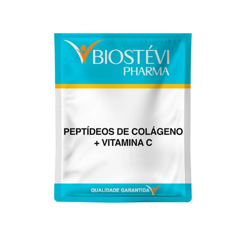 Peptídeos Bioativos de Colágeno + Vitamina C 30 Sachês