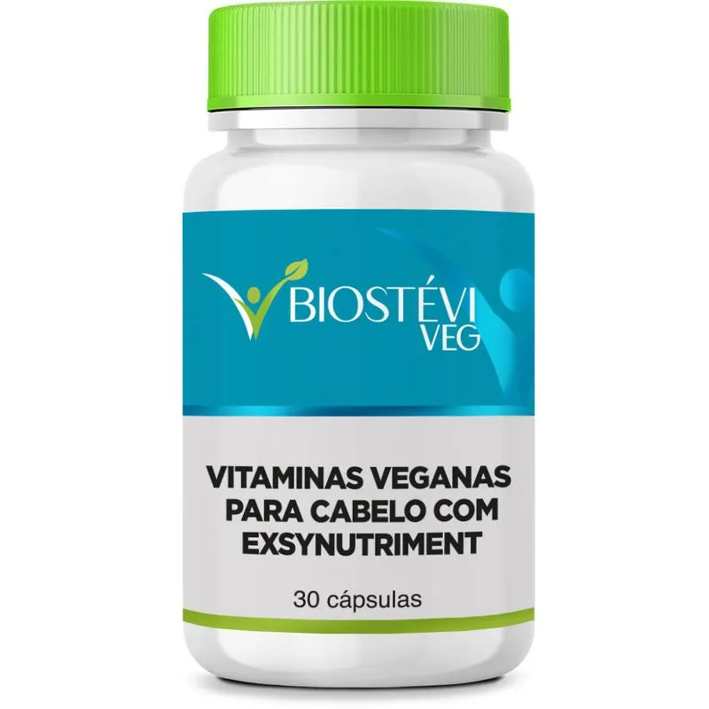 Vitaminas Veganas para Cabelo 30 Cápsulas Vitaminas Veganas para Cabelo com Exsynutriment 30 Cápsulas