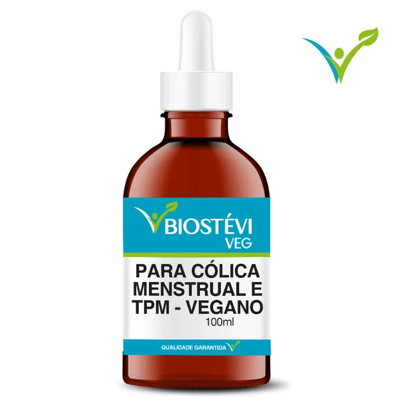 Tintura Para Cólica Menstrual e TPM - Vegano 100ml