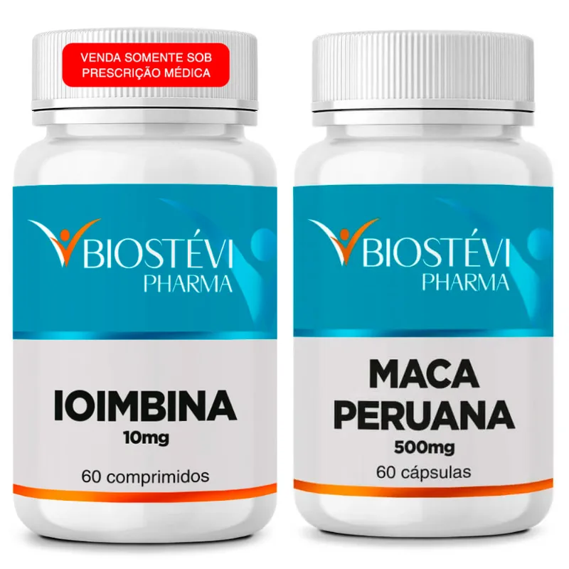 Combo energia ioimbine e maca peruana