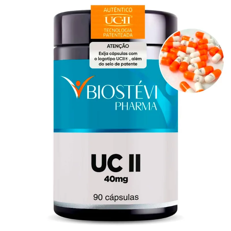 UC II 40mg 90 Cápsulas - Com Selo de Autenticidade UC II 40mg 90 cápsulas - com selo de atutenticidade