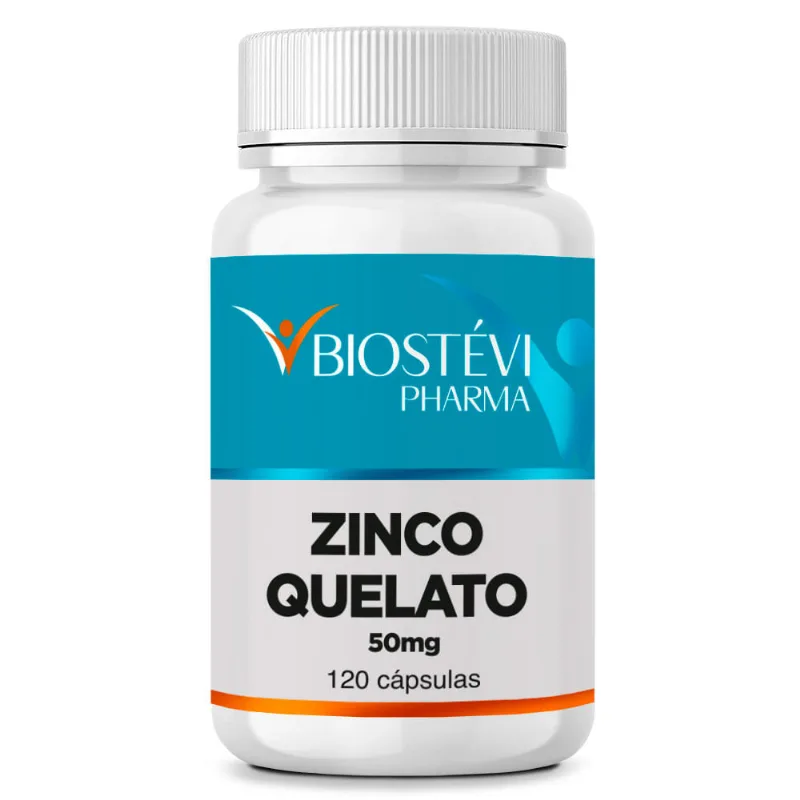 Zinco quelato 50mg 120 cápsulas