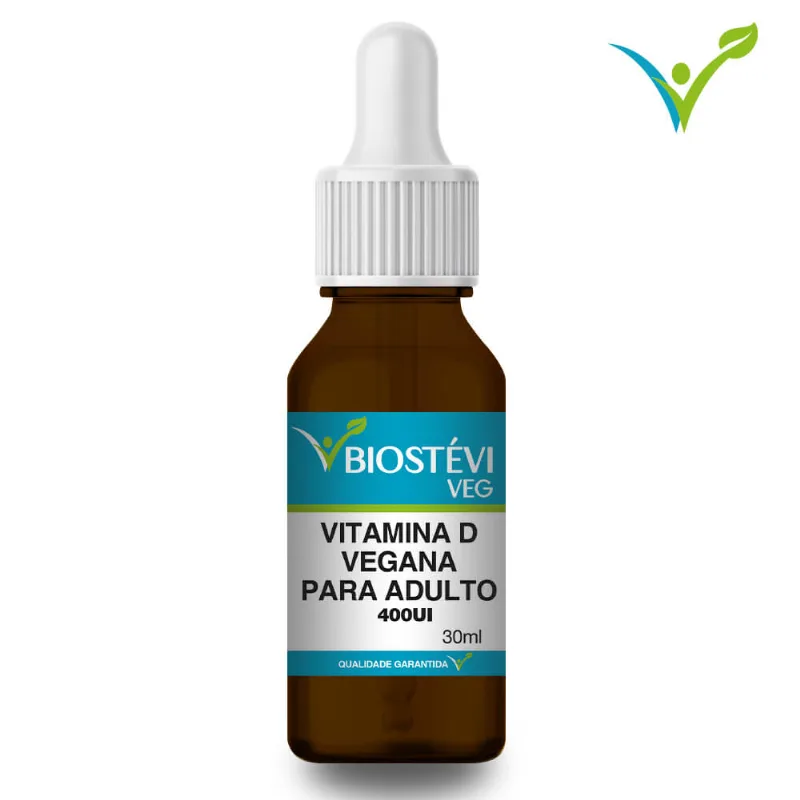 Vitamina D Vegana 400UIs 30ml - Adulto