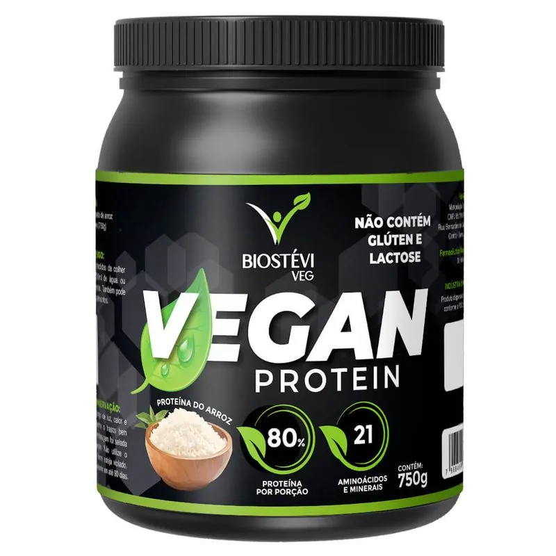 Proteína em Pó Vegana do Arroz