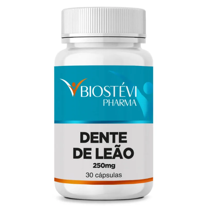 Dente de leão 250mg 30 cápsulas - diurético natural