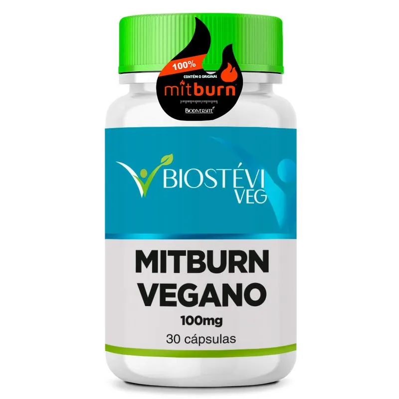 Mitburn Vegano 100mg 30 Cápsulas - com selo de autenticidade
