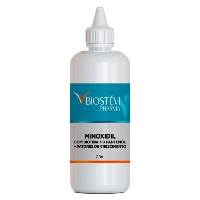 Minoxidil Tratamento para Queda de Cabelo (Minoxidil + Biotina + Propilenoglicol + Associações) 120ml