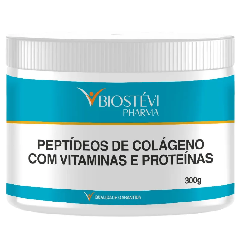 Peptídeos de Colágeno com Vitaminas e Proteínas 300g