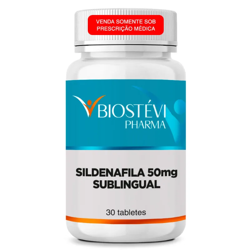 Sildenafila sublingual 50mg 30 tabletes