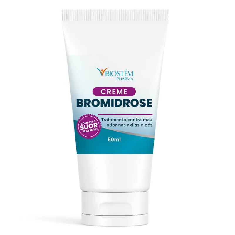 Creme para tratamento de odor nas axilas e pés (Bromidrose)
