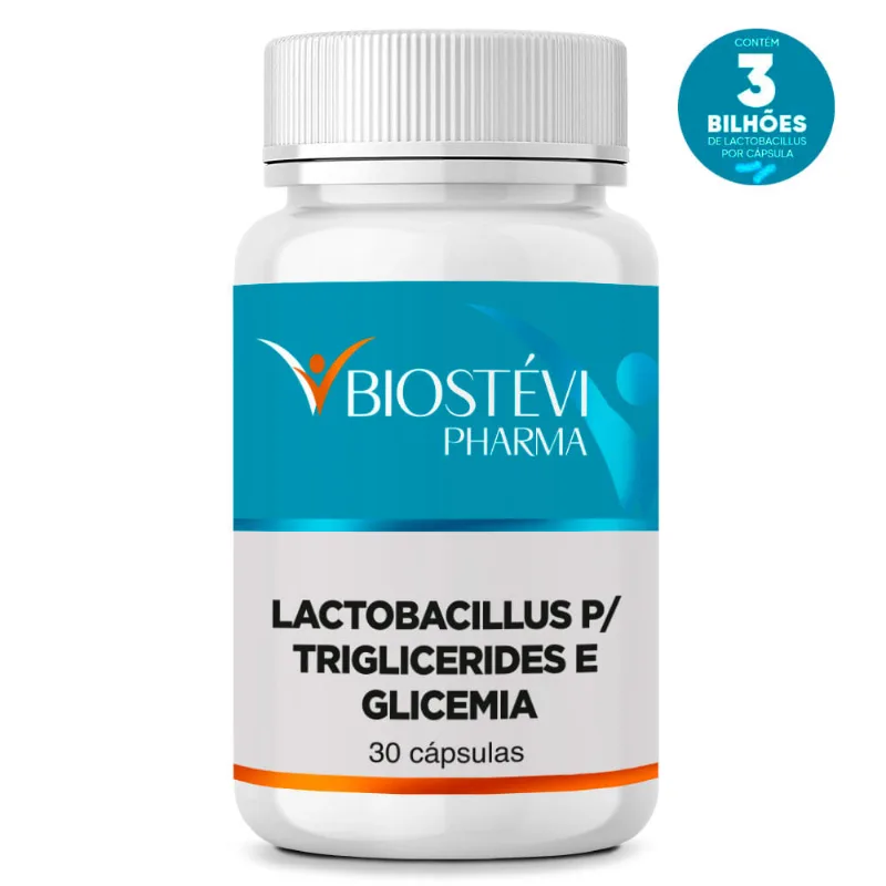 Lactobacillus para Triglicerides e Glicemia 30 Cápsulas