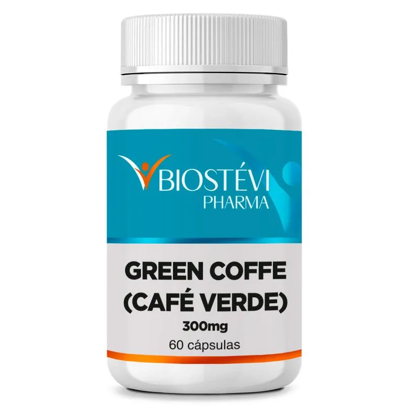 Green Coffe (Café Verde) - Redução de Gordura 300mg - 60 Cápsulas