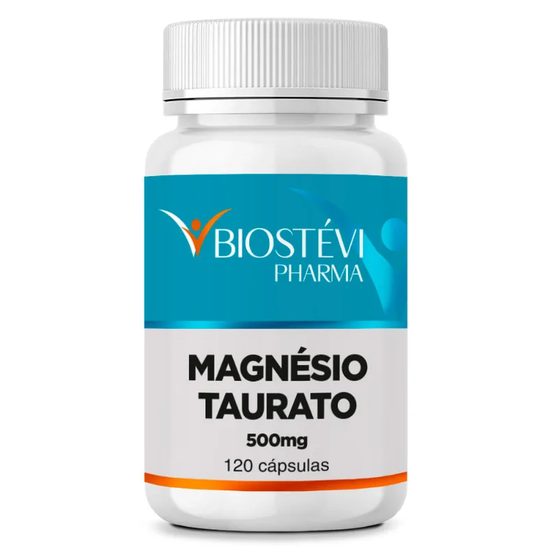 Magnésio Taurato 500mg 120 cápsulas