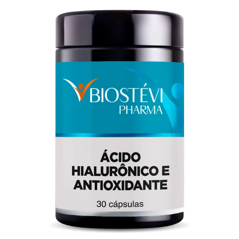 Ácido Hialurônico com Antioxidantes - 30 Cápsulas