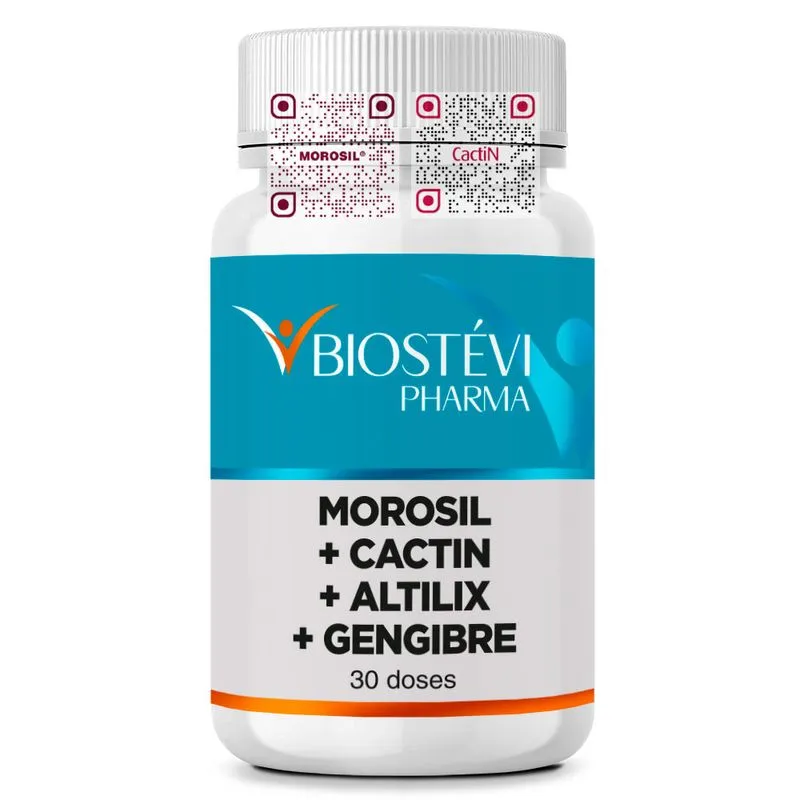 Lipodetox | Morosil + Cactin + Altilix + Gengibre - 30 doses