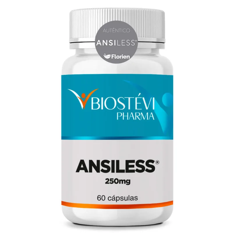Ansiless® 250mg 60 Cápsulas com Selo de Autenticidade - Melhor do Humor