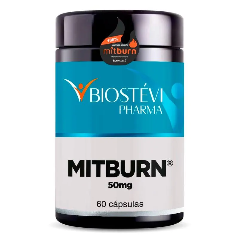 Mitburn 50mg 60 cápsulas - com selo de autenticidade