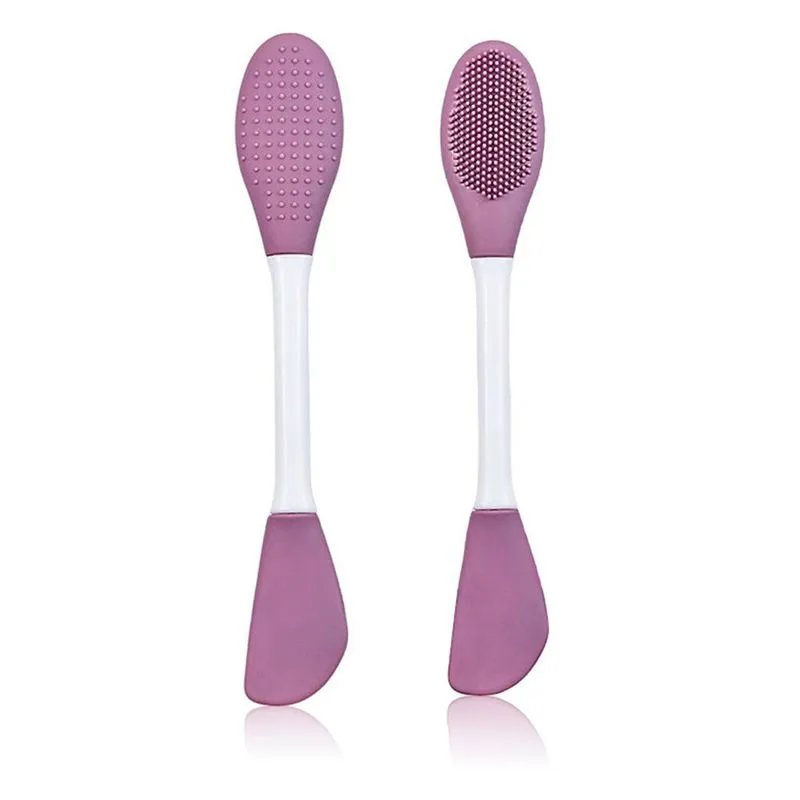 Espátula Facial de Silicone 2 em 1 Skincare para Aplicação de Creme e Massagem Esfoliante