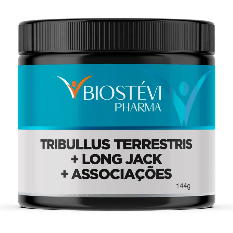 Pré-Treino para Ganho de Massa, Energia e Libido | Tribullus Terrestris + Long Jack Extrato + Associações 144g 15 doses